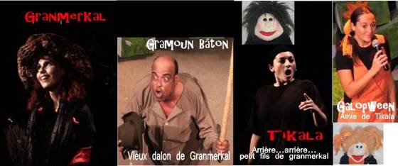 Les personnages du "secret de Granmerkal"