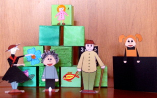 Découpage, coloriage : les personnages du spectacle "Le Secret de Granmerkal"