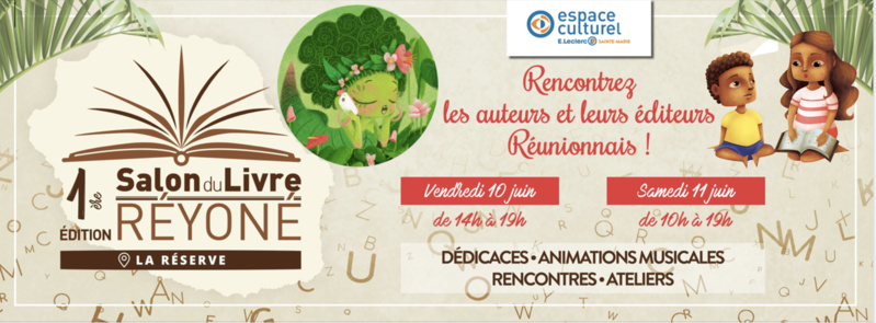 Salon du Livre Réyoné Juin 2022 Salon du Livre Réyoné Juin 2022