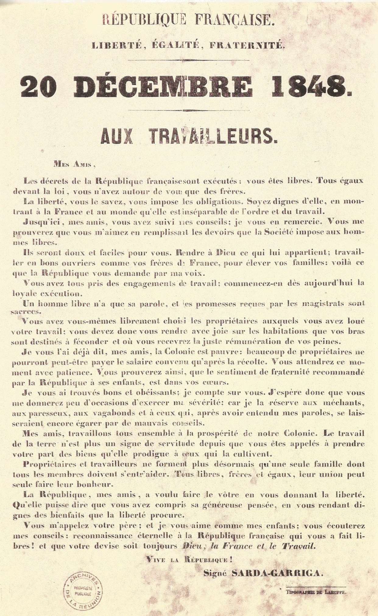 Pour en savoir plus (1) Le peuplement de l'île