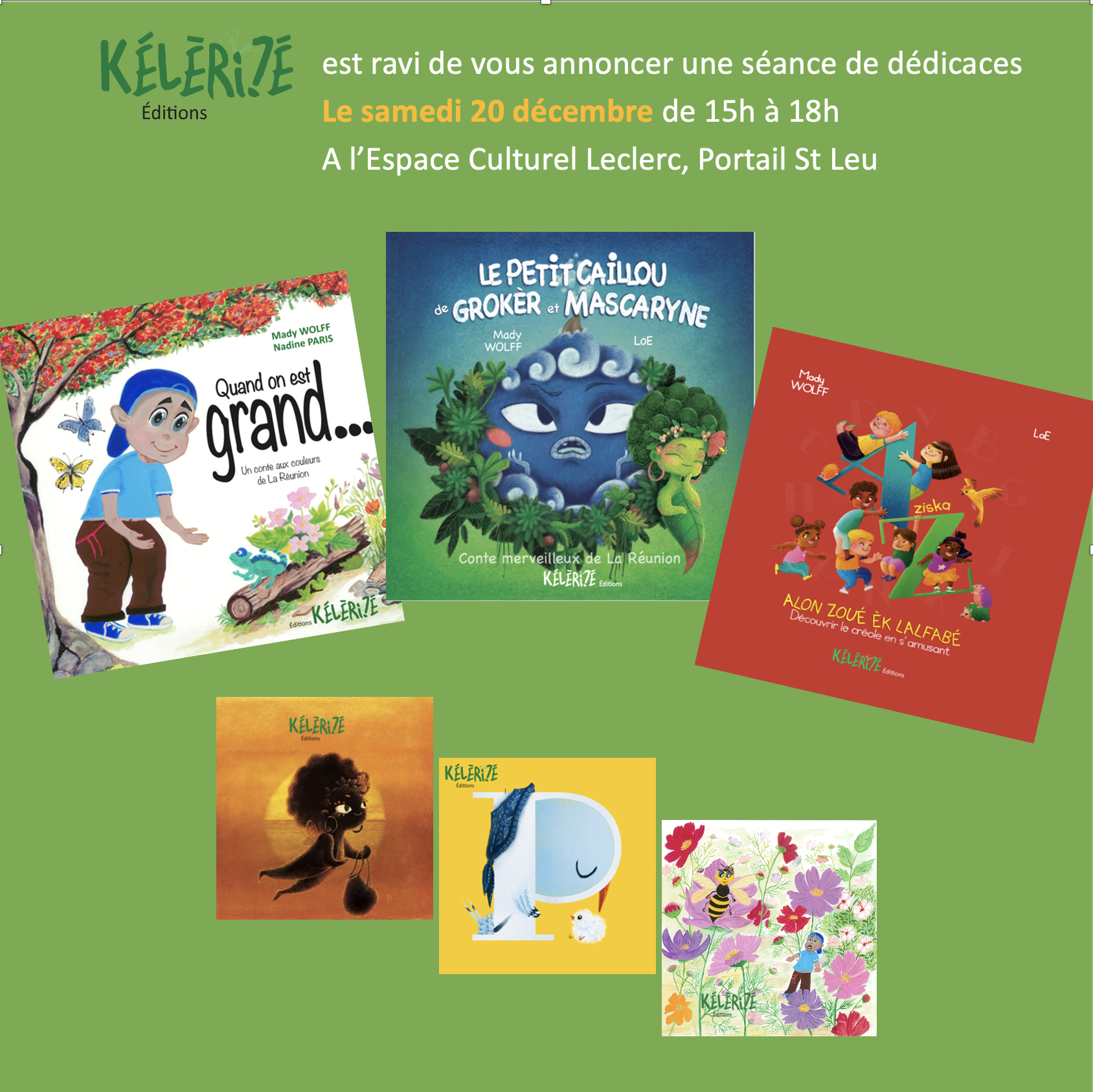 Le 20 Décembre de 15h à 18h