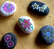 Atelier peinture de Galets de table